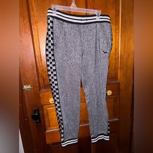 VS Pink Bling checkered limited fashion show  pant